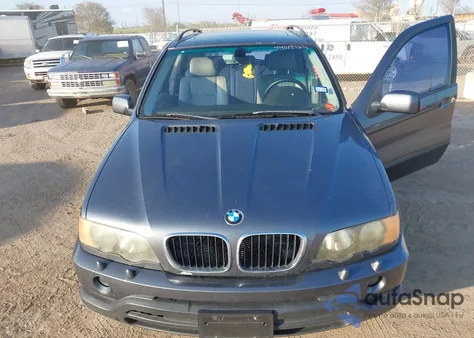 2002 BMW X5 3.0I из США, поврежденный, VIN 5UXFA53522LP41195
